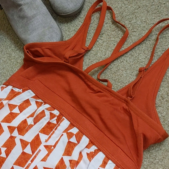 🌼Small/Medium - Target - Orange Maxi Dress🌼 - Picture 9 of 12